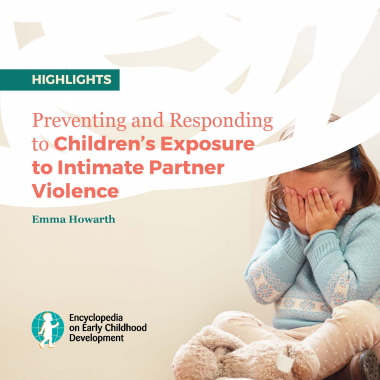 预防和应对儿童接触亲密伴侣暴力